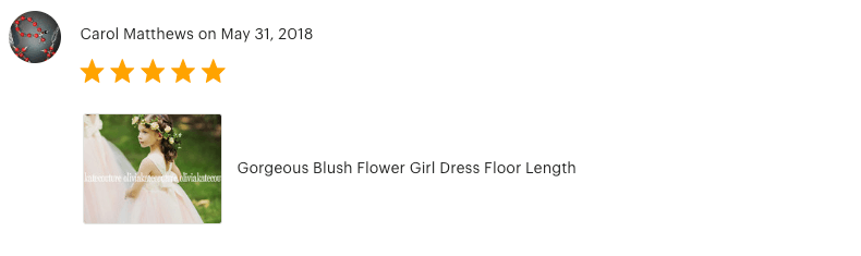 Gorgeous Blush Flower Girl Dress Floor Length