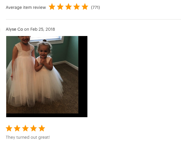 Gorgeous Flower Girl Dress by Olivia Kate Couture, 5 Star Feedback